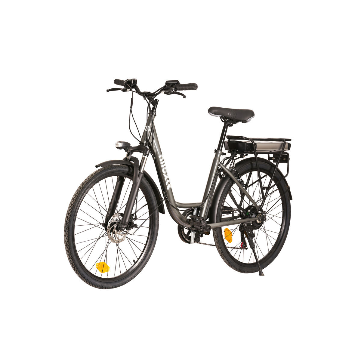 Vélo Électrique Nilox J5 Plus Gris Noir/Gris 25 km/h 26" - Atom Motors