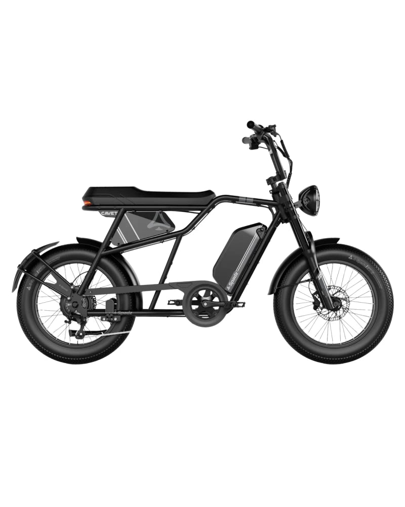 Vélo électrique Fatbike | A-Spadz Cavet Air | 250 W | V-max 25 km/h | Autonomie jusqu’à 100 km - Atom Motors