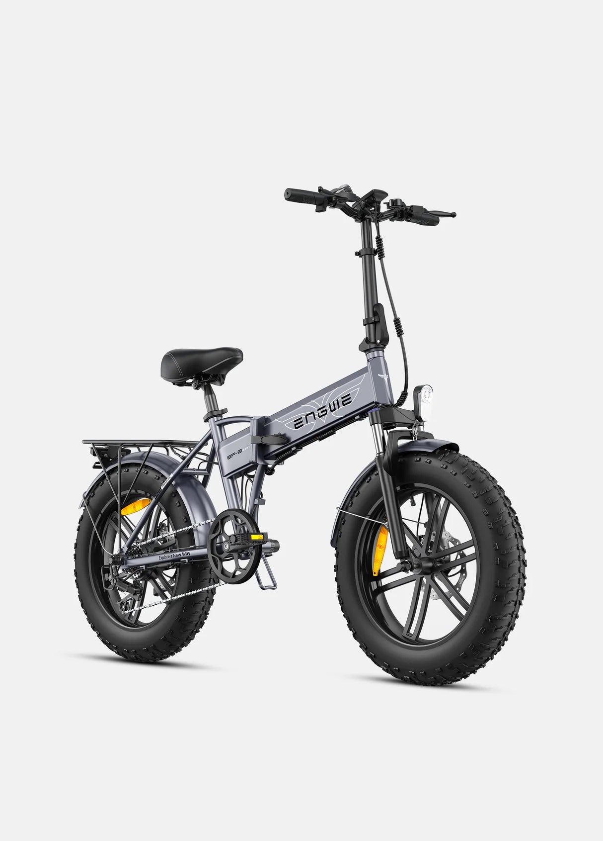 Vélo électrique Fatbike | Engwe EP‑2 Boost | 250 W | V‑max 25 km/h | Autonomie 120 km - Atom Motors