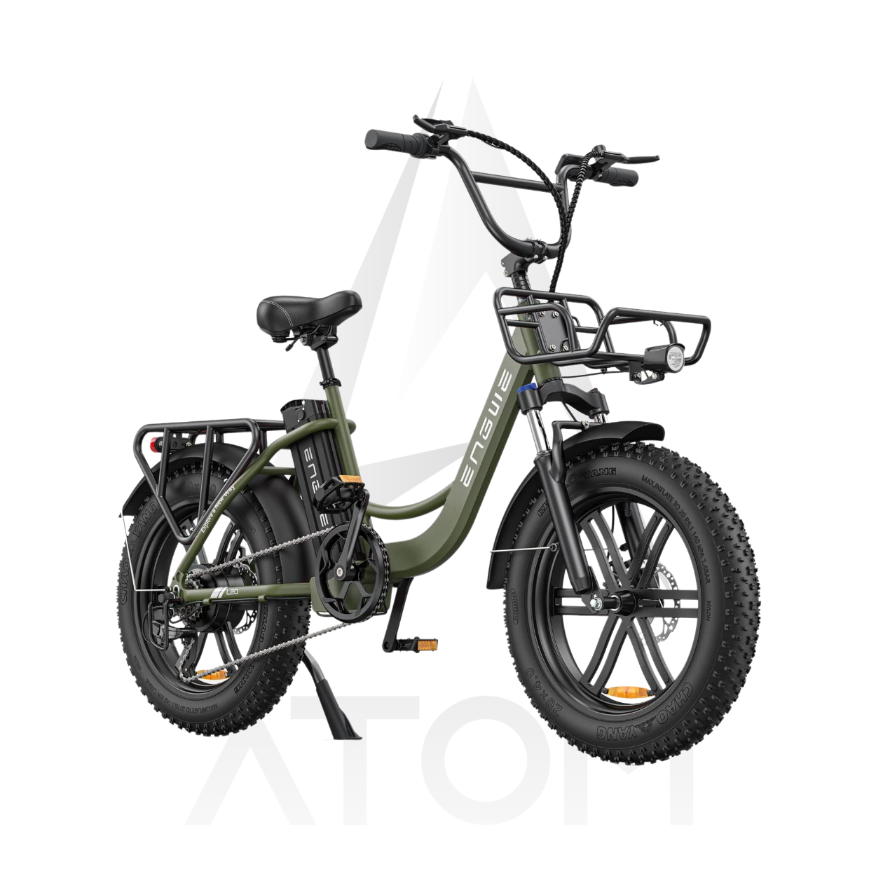 Vélo électrique Fatbike | Engwe L20 | 250 W | V-max 25 km/h | Autonomie 140 km - Atom Motors