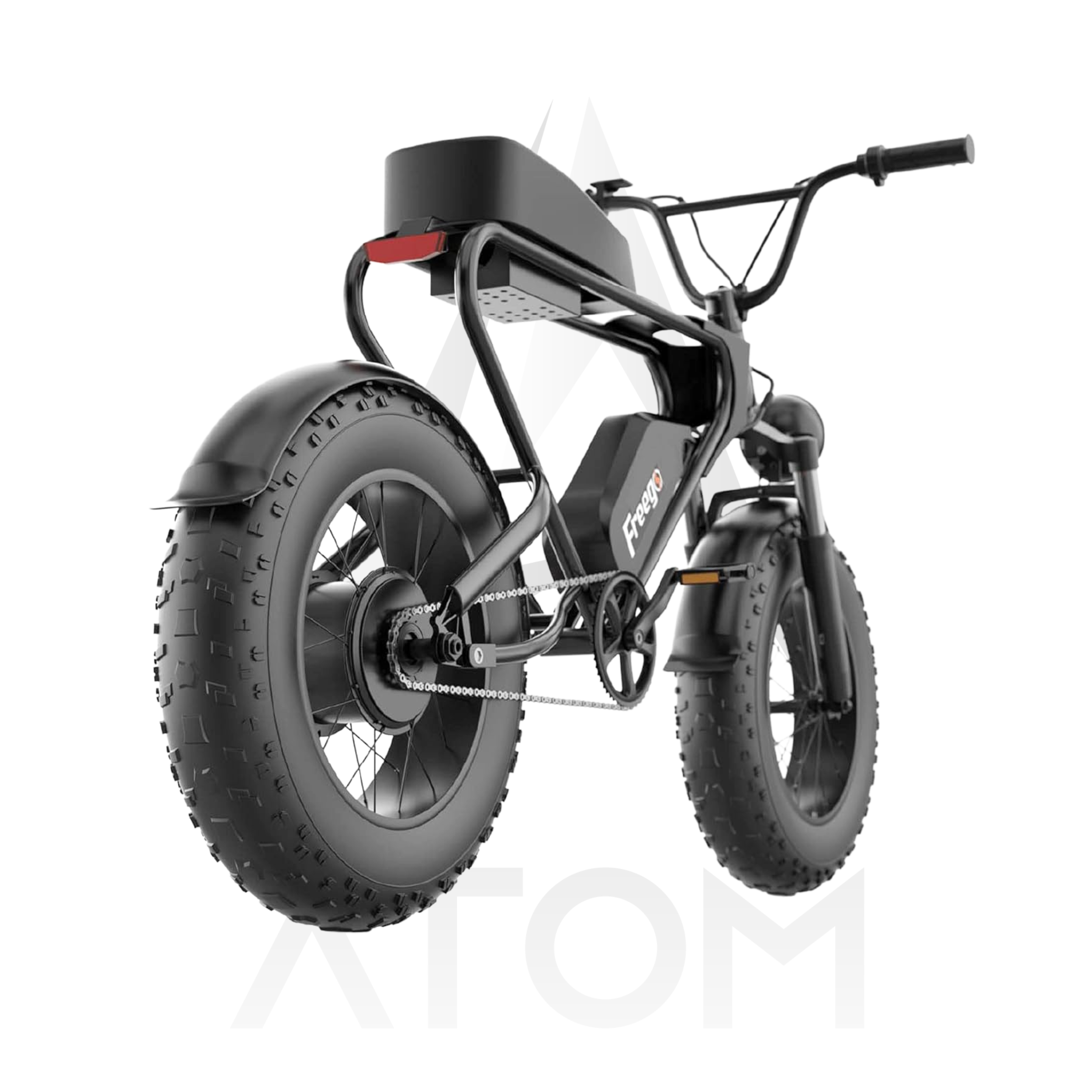 Vélo électrique Fatbike | FREEGO DK 200 | 1200 W | V-max 25 km/h | Autonomie 65 km - Atom Motors