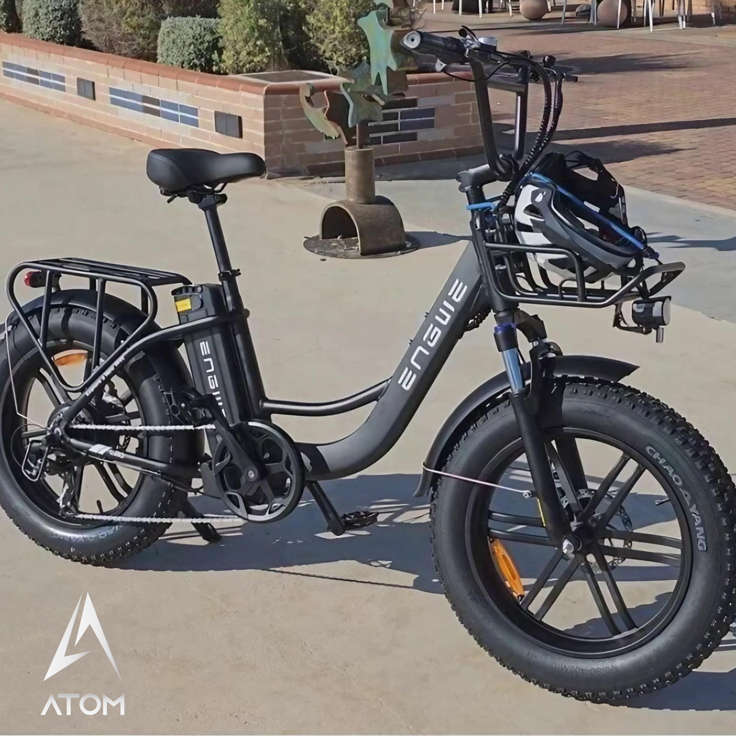 Vélo électrique Fatbike | Engwe L20 | 250 W | V-max 25 km/h | Autonomie 140 km - Atom Motors