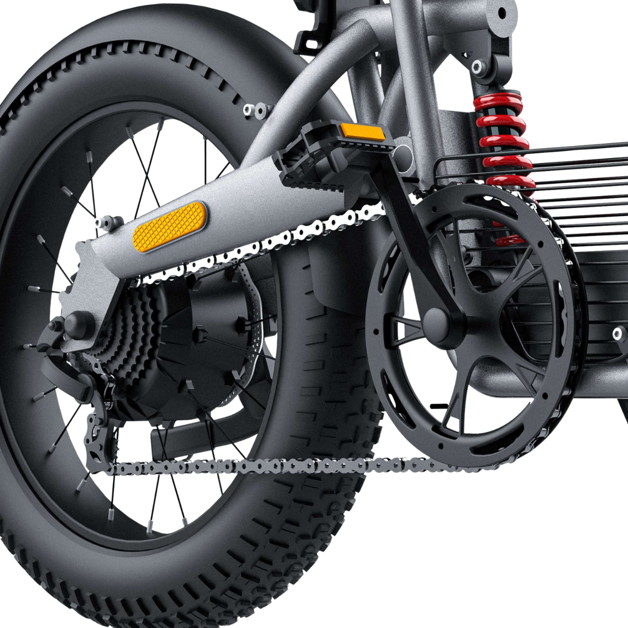 Vélo électrique Fatbike | COSWHEEL T20 | 500 W | V-max 25 km/h | Autonomie 80 km - Atom Motors
