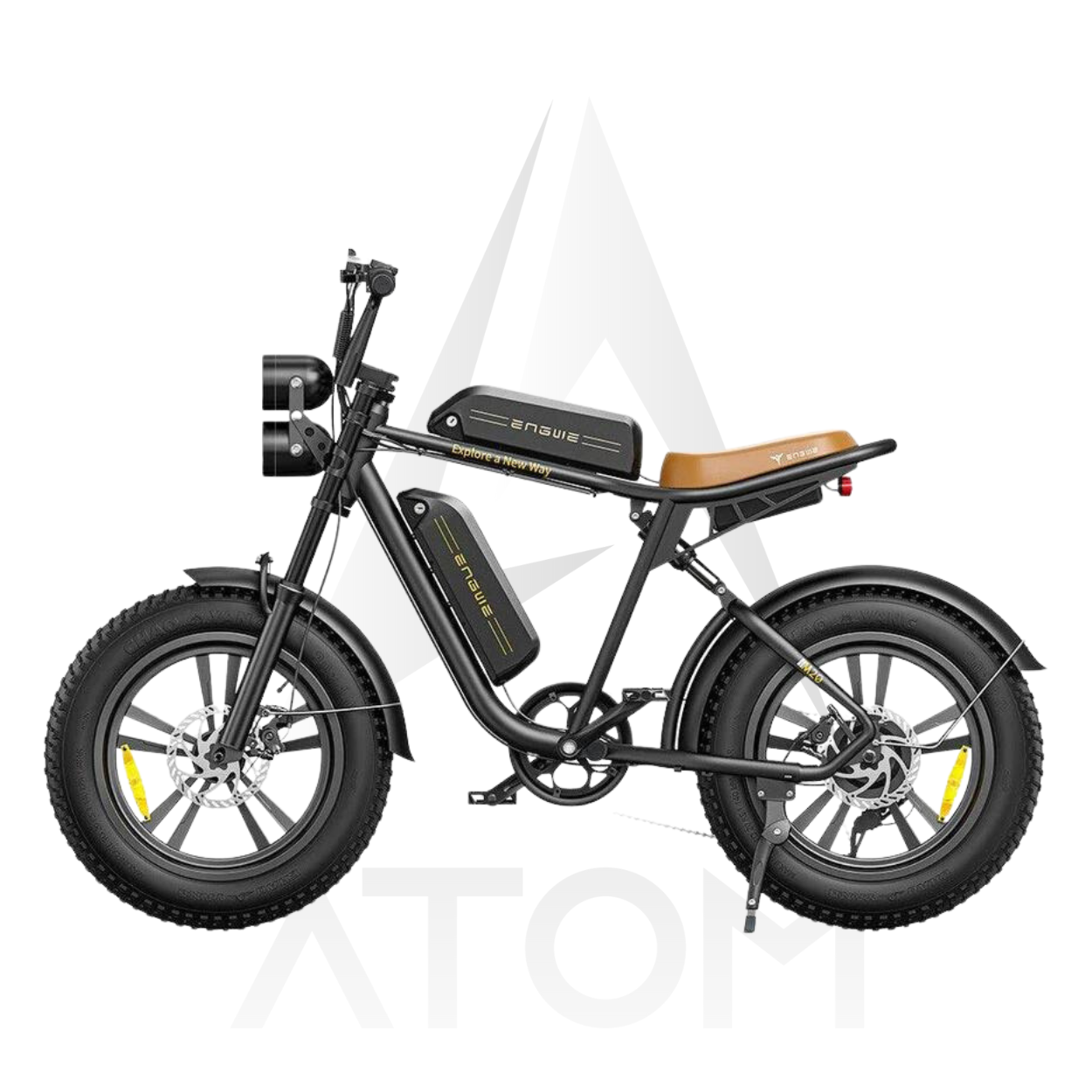 Velo electrique Fatbike Engwe M20 750 W V max 25 km h Autonomi