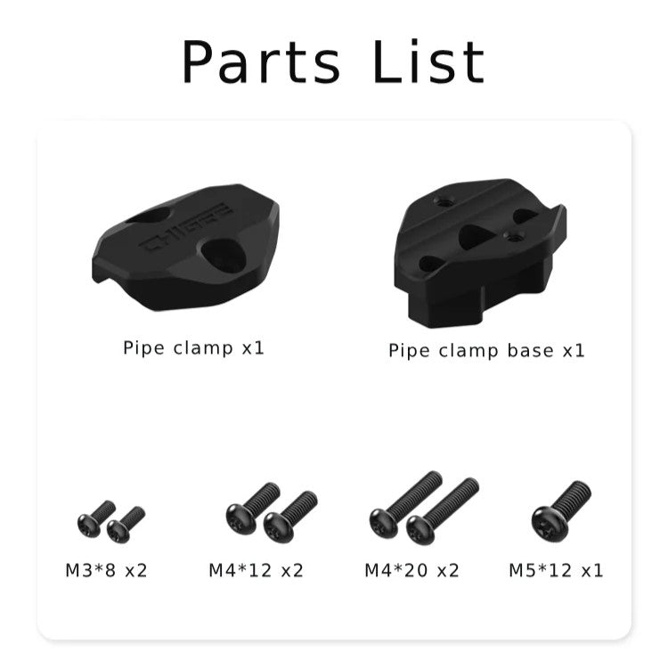 Support de Montage Transversal pour AIO-5 Lite | CHIGEE (MFP0022) - Atom Motors