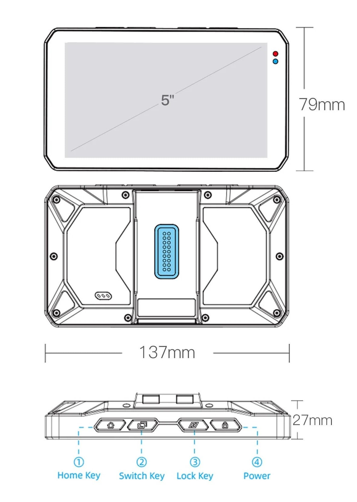 Carplay moto / vélo | CHIGEE | AIO-5 Play Pour BMW - Atom Motors