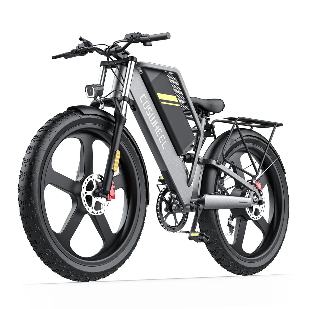 Vélo électrique Fatbike | COSWHEEL T26 | 1000W | V-max 25 km/h | Autonomie 140 km - Atom Motors