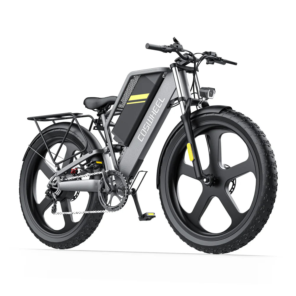 Vélo électrique Fatbike | COSWHEEL T26 | 1000W | V-max 25 km/h | Autonomie 140 km - Atom Motors