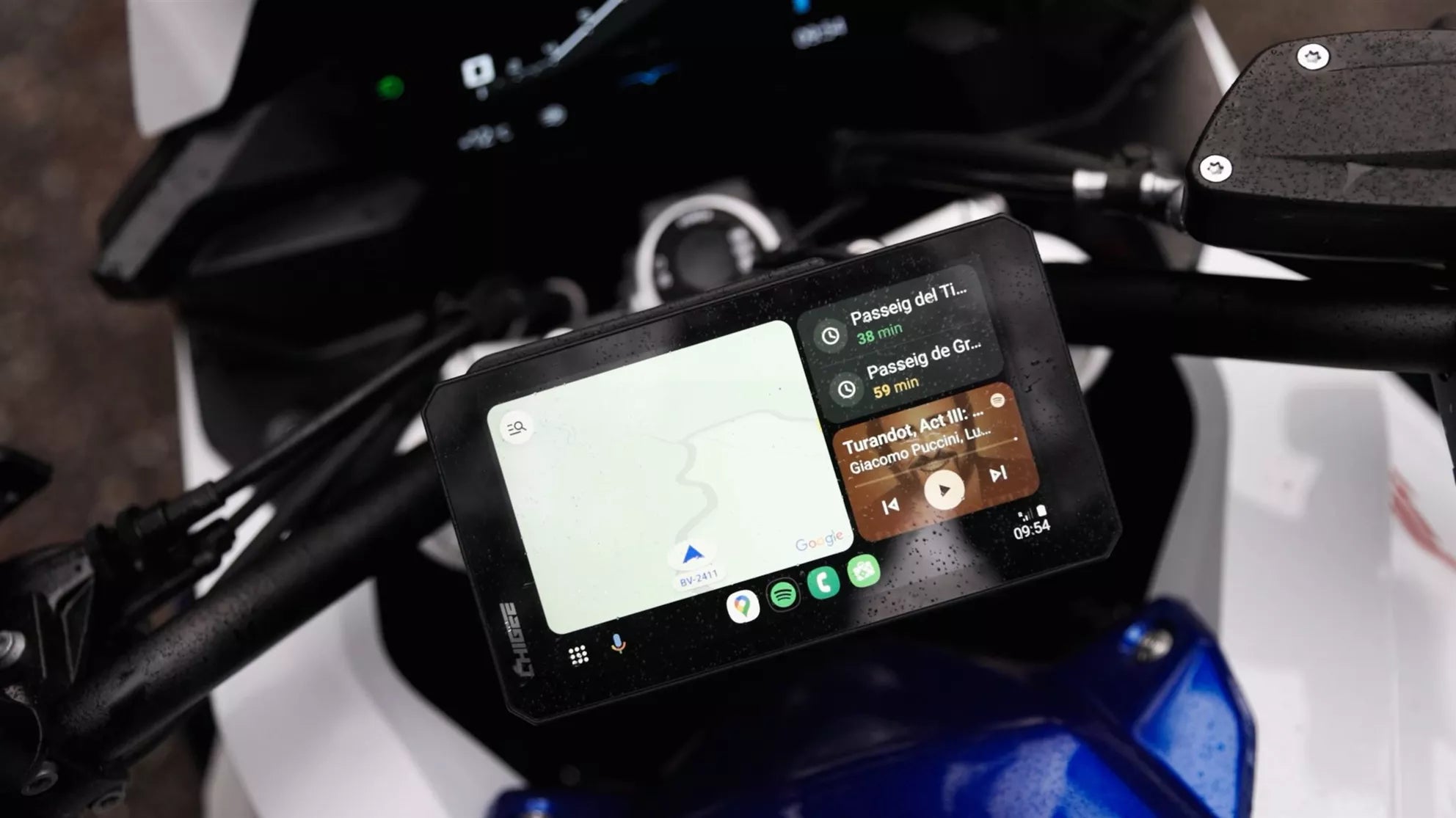 Carplay moto / vélo | CHIGEE | AIO-6 Max Smart Riding Display - Atom Motors
