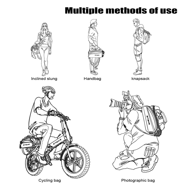 Sac de Porte-Bagages Vélo Étanche ENGWE 35L - Atom Motors