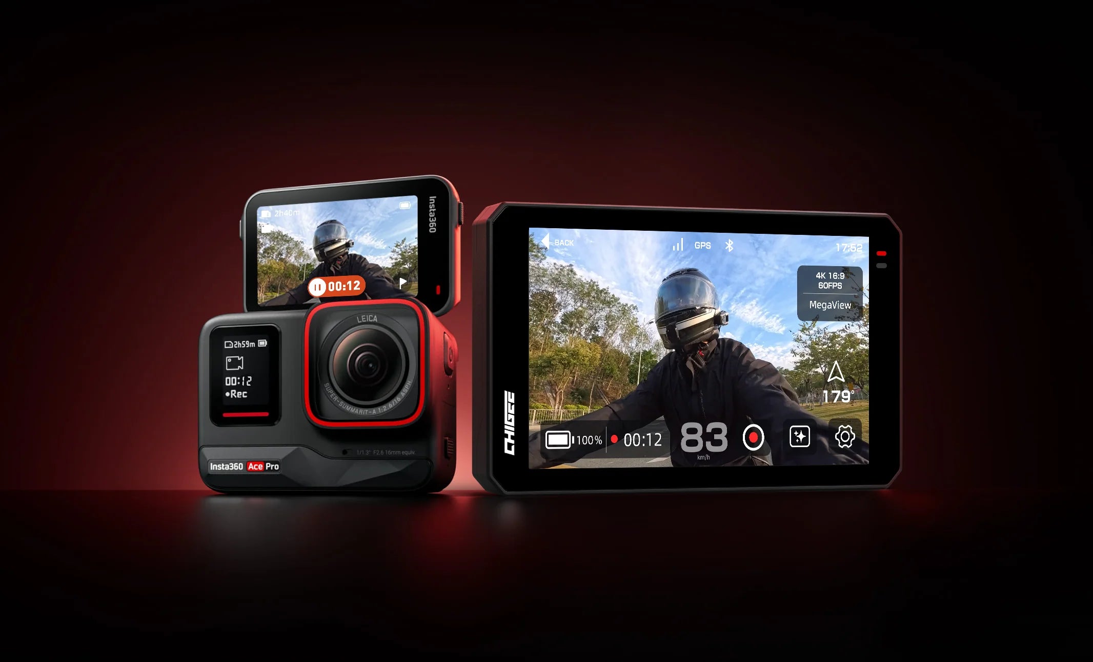 Carplay moto / vélo | CHIGEE | AIO-6 Max Smart Riding Display - Atom Motors