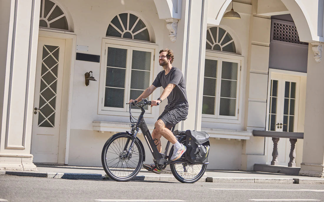 Vélo électrique urbain | A-Spadz QREATE City Pro | 250 W | V-max 25 km/h | Autonomie jusqu’à 100 km - Atom Motors